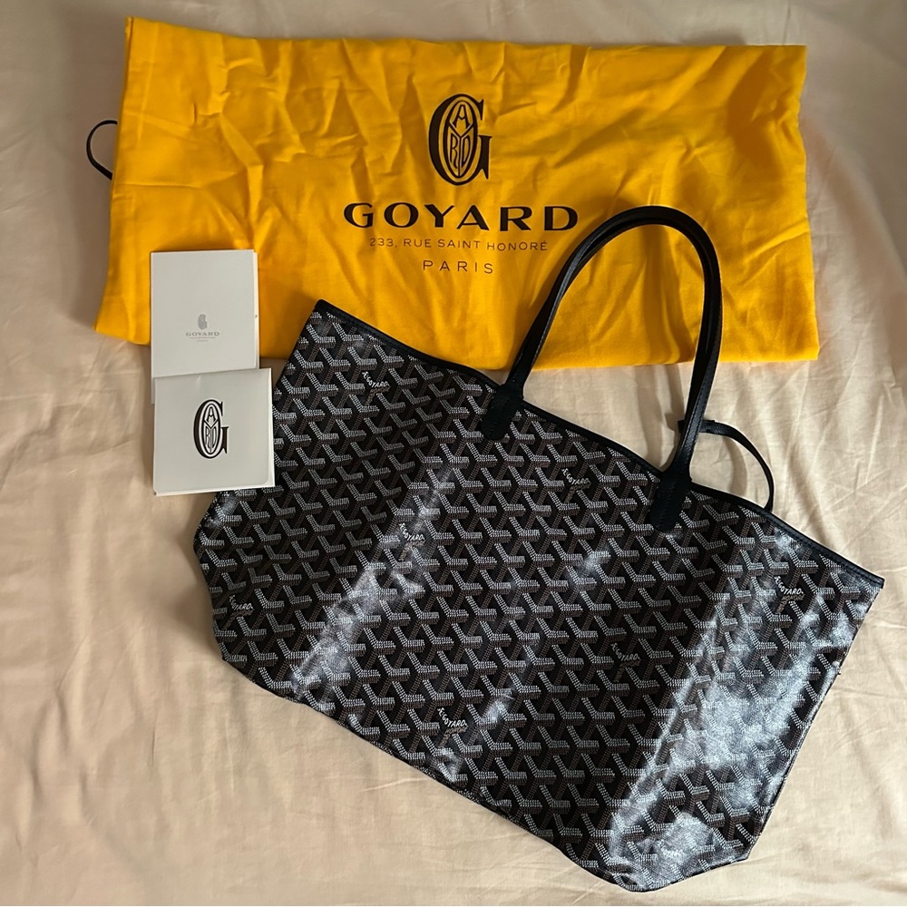 Authentic Goyard Saint Louis PM Black